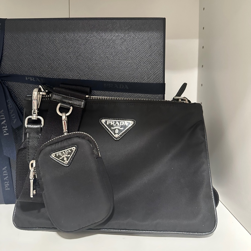 PRADA Nylon Crossbody Bag